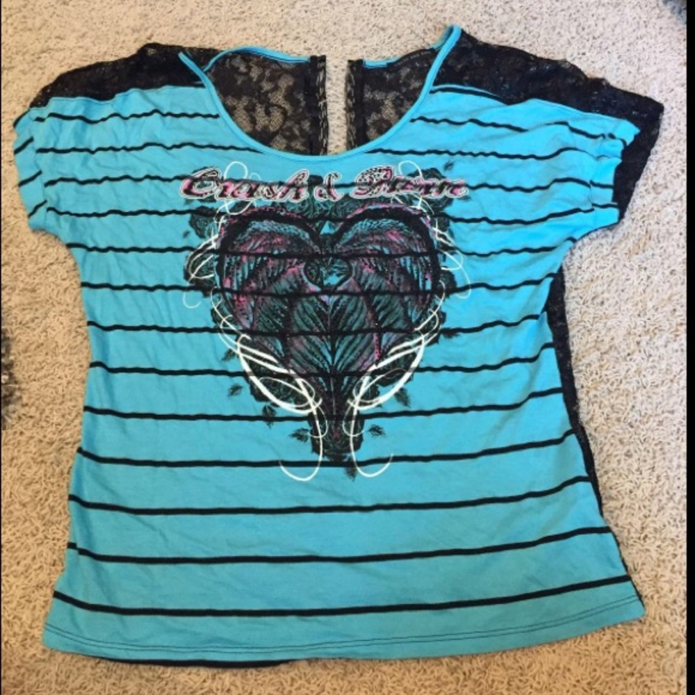 Crash and Burn Tee
